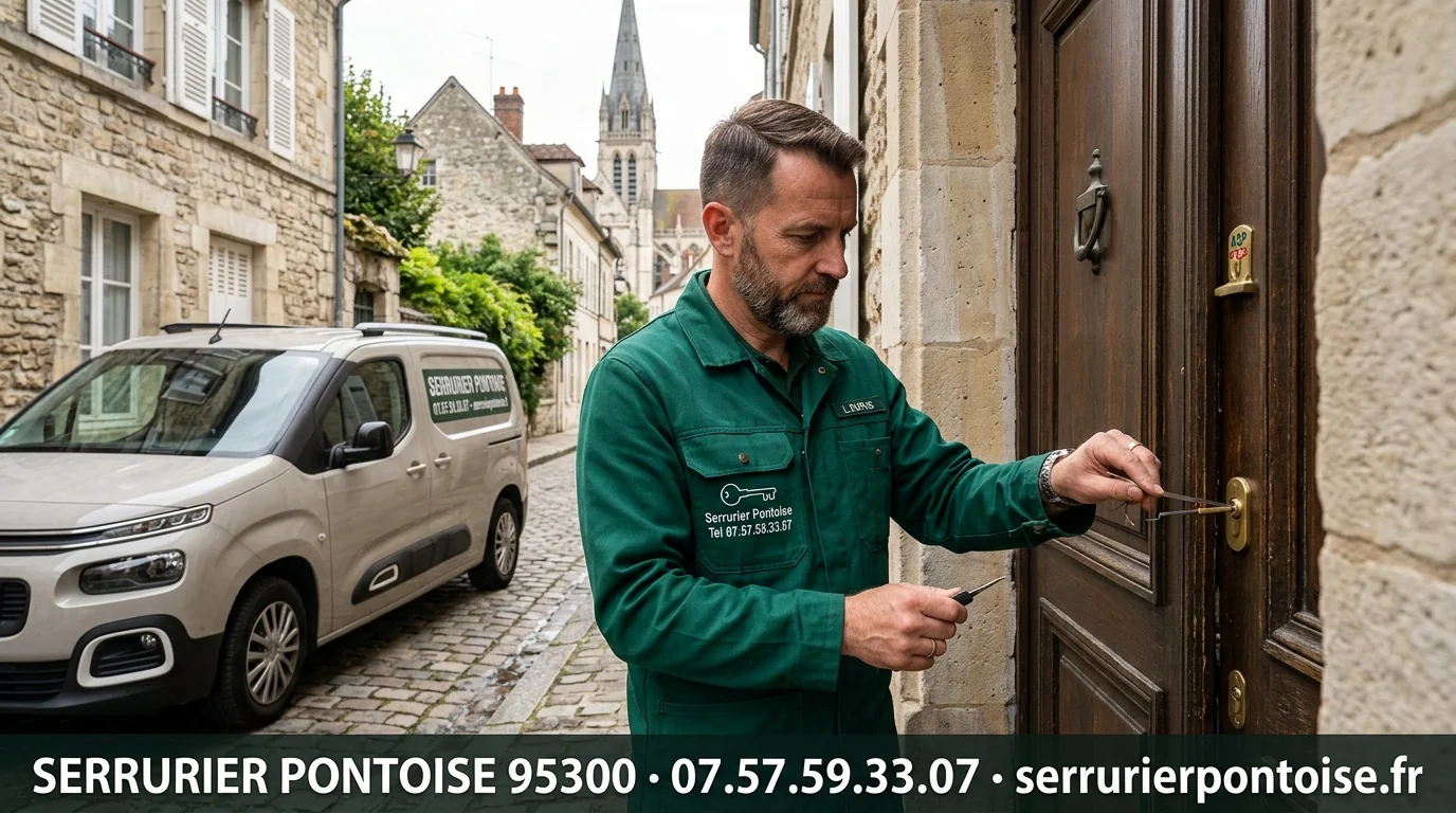 Serrurier Pontoise en intervention - artisan local 95300